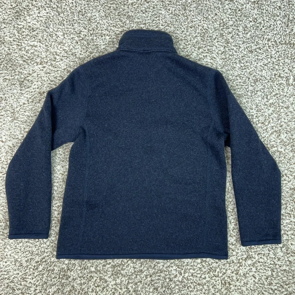 Patagonia Jacket Boys Small Blue 1/4 Zip Fleece Better Sweater Pullover Hiking
